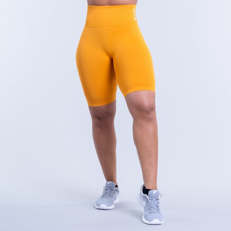 Shorts Dfyne Dynamic Moutarde Jaune Femme | YLL-0762898