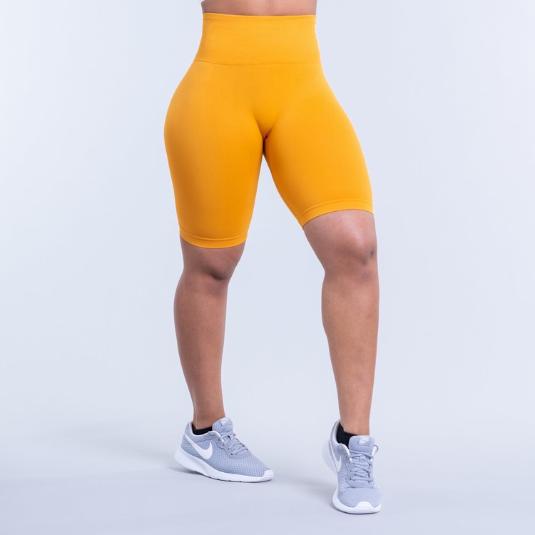 Shorts Dfyne Dynamic Moutarde Jaune Femme | YLL-0762898