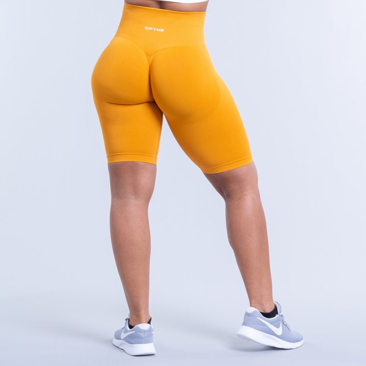 Shorts Dfyne Dynamic Moutarde Jaune Femme | YLL-0762898