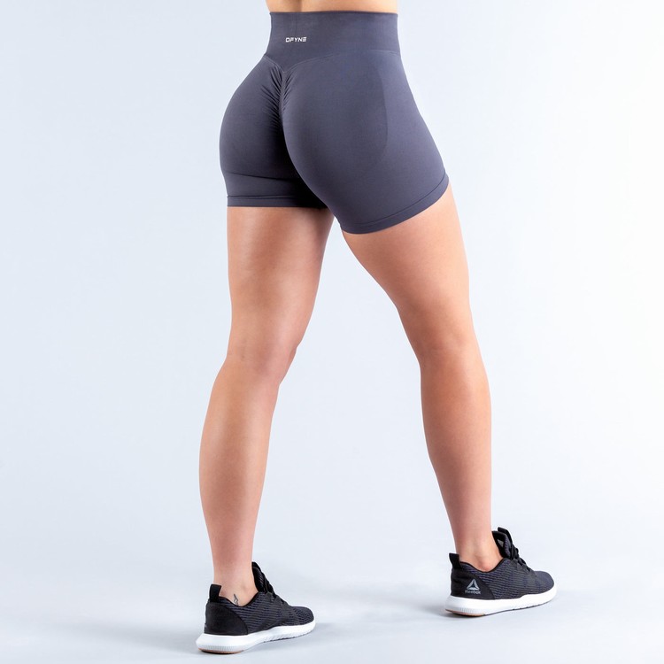 Shorts Dfyne Dynamic | 4.5' Grise Foncé Femme | BXR-2587621