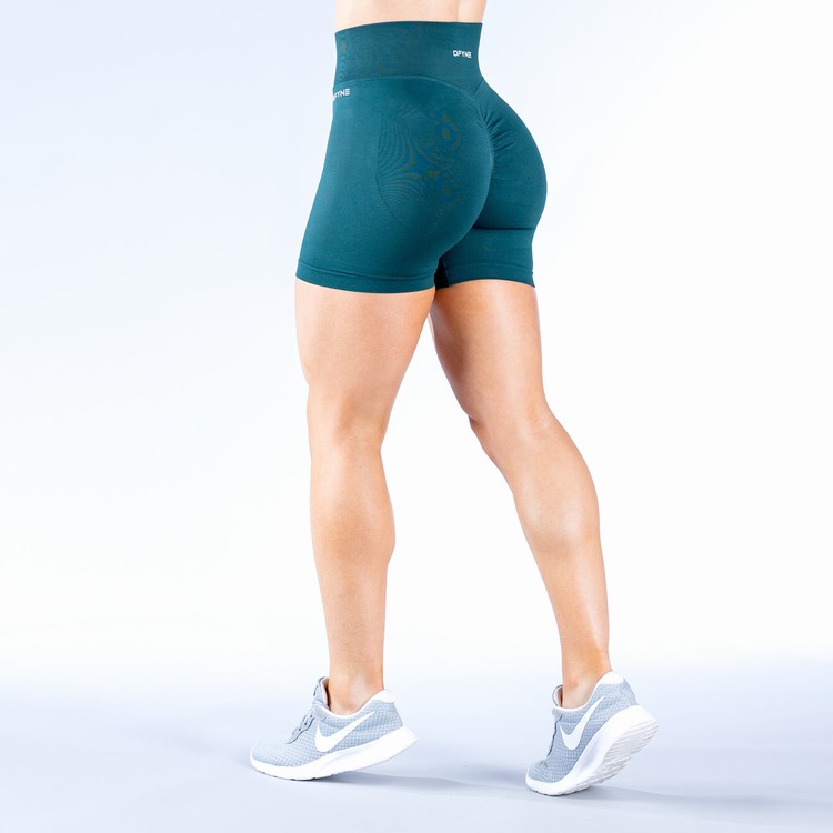 Shorts Dfyne Dynamic | 4.5' Turquoise Foncé Vert Femme | OSV-9668119