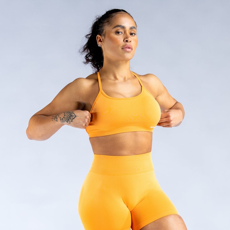 Soutien Gorge Sport Dfyne Dynamic Backless Orange Femme | XWP-4532167