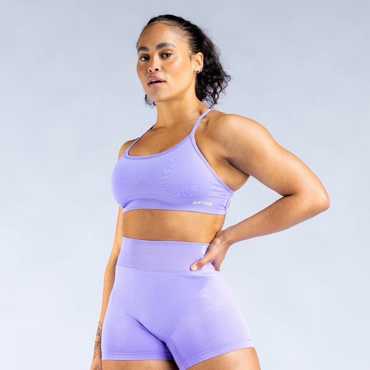 Soutien Gorge Sport Dfyne Dynamic Backless Violette Femme | PQO-1562237