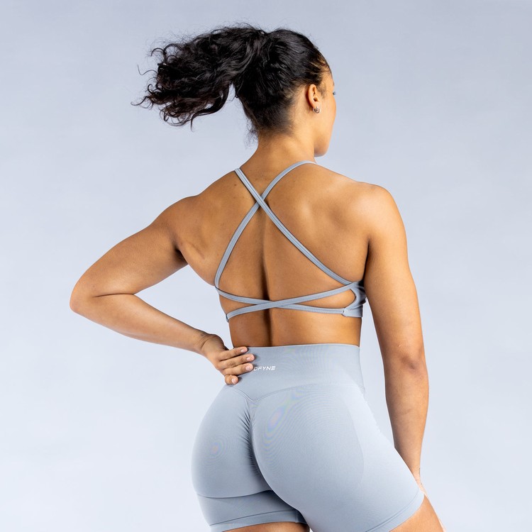 Soutien Gorge Sport Dfyne Dynamic Backless Grise Clair Femme | HCV-9190272