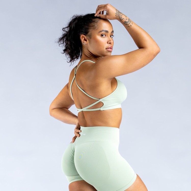 Soutien Gorge Sport Dfyne Dynamic Backless Vert Femme | FPL-0479161