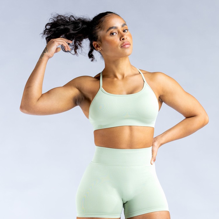 Soutien Gorge Sport Dfyne Dynamic Backless Vert Femme | FPL-0479161