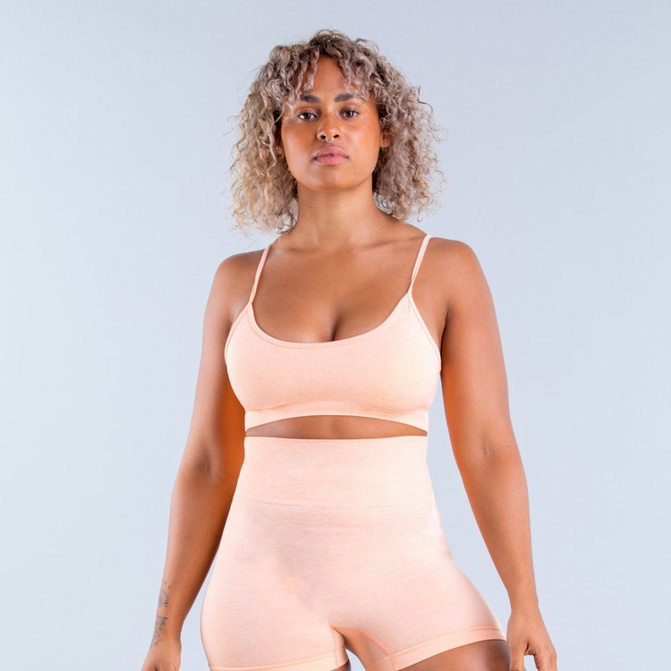 Soutien Gorge Sport Dfyne Valkyrie Standard-Support Corail Femme | VPG-4729454