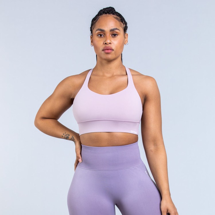 Soutien Gorge Sport Dfyne Origin Medium-Support Violette Femme | ZHJ-4566924