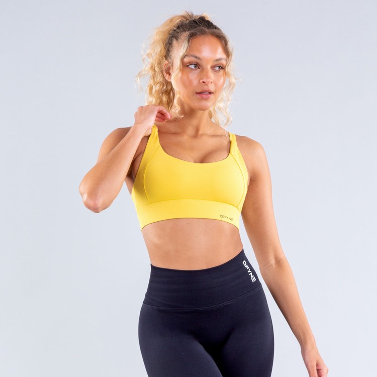 Soutien Gorge Sport Dfyne Origin High-Support Jaune Femme | XFG-6123004