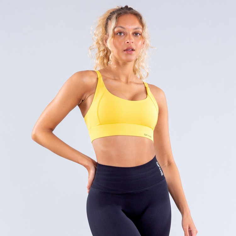 Soutien Gorge Sport Dfyne Origin High-Support Jaune Femme | XFG-6123004