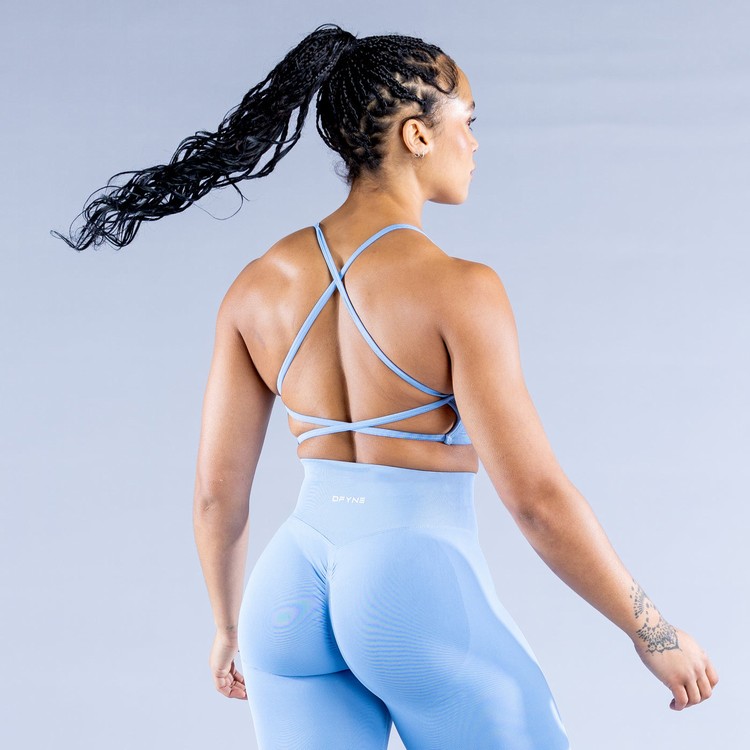 Soutien Gorge Sport Dfyne Dynamic Backless Bleu Femme | RFY-5919062