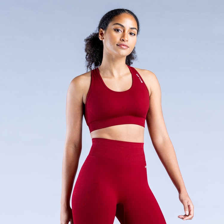 Soutien Gorge Sport Dfyne Dynamic Seamless Rouge Femme | KCA-4402315