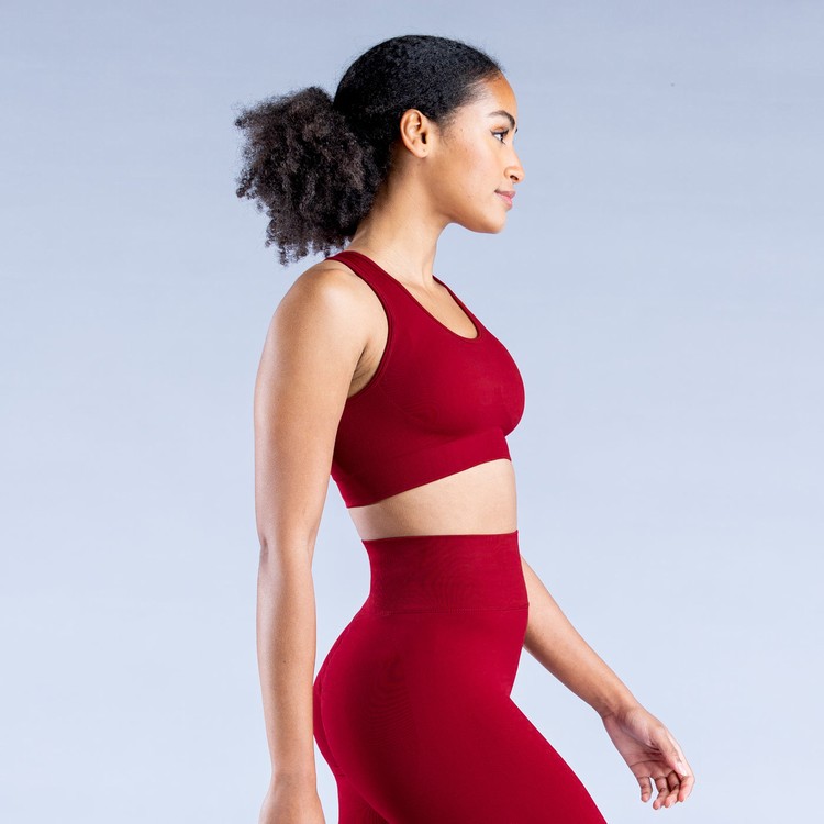 Soutien Gorge Sport Dfyne Dynamic Seamless Rouge Femme | KCA-4402315