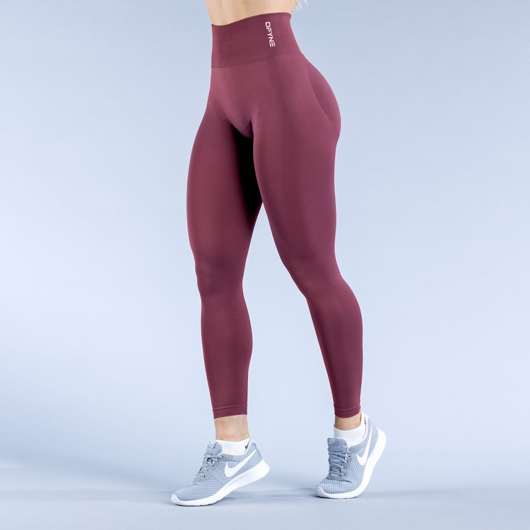 Leggings Dfyne Dynamic Bordeaux Femme | CAA-4593345