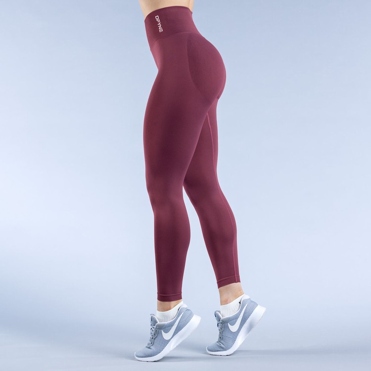 Leggings Dfyne Dynamic Bordeaux Femme | CAA-4593345