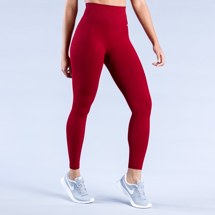 Leggings Dfyne Dynamic Rouge Femme | JVK-3652954