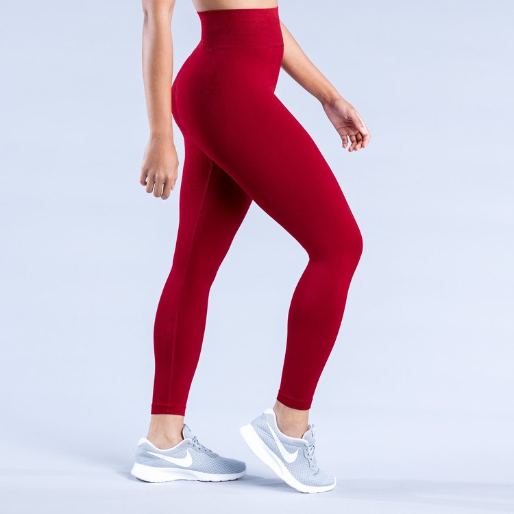 Leggings Dfyne Dynamic Rouge Femme | JVK-3652954