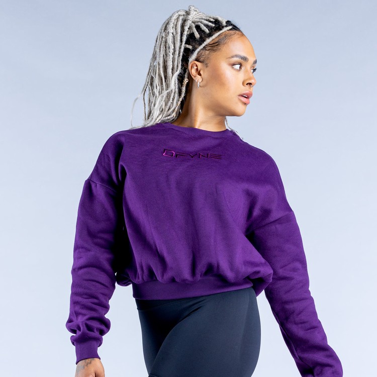 Sweats Dfyne Luxe | Revive Crop Violette Femme | PVM-4003377