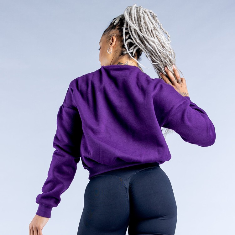 Sweats Dfyne Luxe | Revive Crop Violette Femme | PVM-4003377