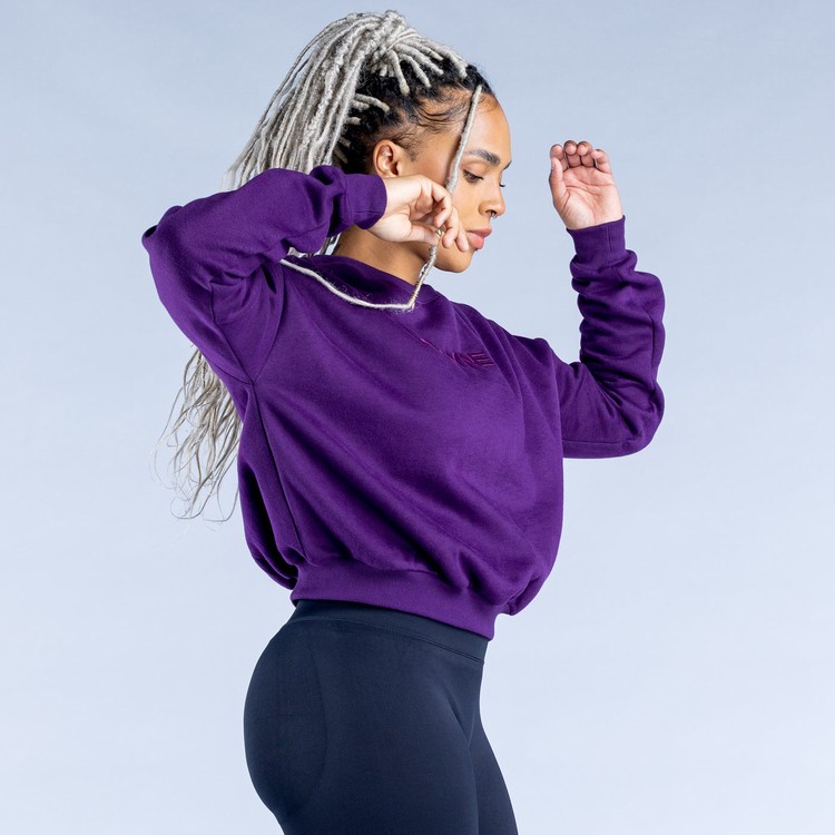 Sweats Dfyne Luxe | Revive Crop Violette Femme | PVM-4003377