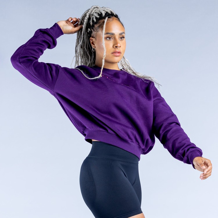 Sweats Dfyne Luxe | Revive Crop Violette Femme | PVM-4003377