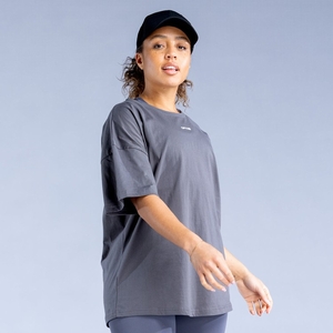 Sweats Dfyne Luxe Revive Oversized T Grise Foncé Femme | YJL-8350072