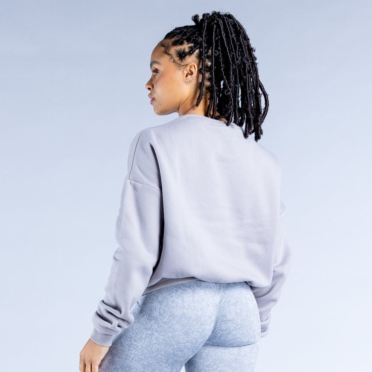 Sweats Dfyne Luxe | Revive Crop Grise Femme | NCI-7309760