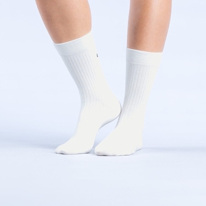 Chaussettes Dfyne Revive Crew Blanche Femme | BLL-0912602