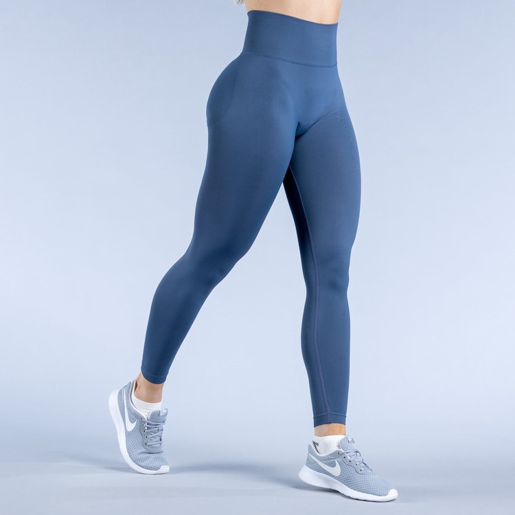 Leggings Dfyne Dynamic Bleu Foncé Femme | PNY-8456133